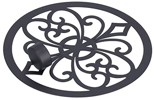 Wand-Kerzenhalter, Wand-Kerzenhalter, Wand-Kerzenhalter Im Europäischen Stil, Schwarz, Europäischer Retro-Stil, Verhindert Tropfen, Barocker Wand-Kerzenständer, Hängende Wand