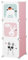 MEIZHITU Wardrobe Closet Schrank Kleiderkombi-Kleiderschrank, Organizer, Herausnehmbarer Stauraum, Kunststoff, Mit Tür, Rosa Closet Aufbewahrungsschrank(39X37X111CM)