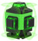Laser Level Green 4x360°, 16 Lines Green Laser Level Self Leveling, Horizontal & Vertical Cross Line Laser Spirit Level, Lazer Level Tool with Battery Remote Controller Charger for Indoor Outdoor