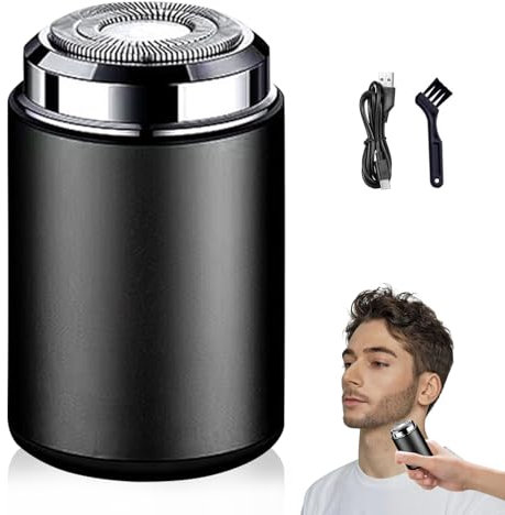 Mini Portable Electric Shaver, 2024 Neuest Rasierer Herren Elektrisch, USB Mini Rasierer mit 3D Nass- und Trockenrasierer Kapsel Rasierer für Den Ganzen Körper Reiserasierer für Männer (A)