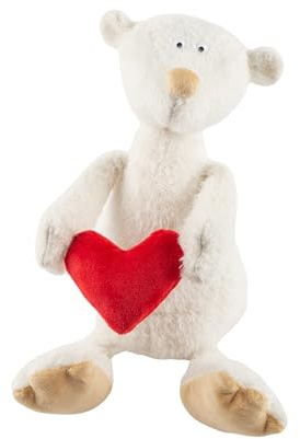 Sigikid Kuscheltier Happy Valentines ACH Good mit Herz BeastsTown - Stofftier zum Schenken, Sammeln, Schmusen - kuschelweicher Tröster - Plüschtier für Kinder und Erwachsene