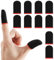 Wanmu 5 Paar Fingerhülsen, Gaming Finger Sleeves Finger Handschuhe Touchscreen Fingerhülse Daumenhülsen Fingerabdeckung Atmungsaktiv Anti-Schweiß Fingerlinge