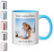 Customaster Tazza personalizzata Foto/Testo/Design Logo Tazza regalo personalizzati A scelta tra 11 oz o 15 oz Ideale per il regalo Regalo premuroso per i propri cari in ogni occasione