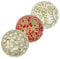 BESTOYARD 3 Stück Dekokugel Aus Keramik Teichkugeln Mosaikkugeln Ball -merkmal Terrakotta Schwebende Porzellankugeln -Kugel-schüssel Dekorative Porzellankugeln Dekorationsbälle Colorful