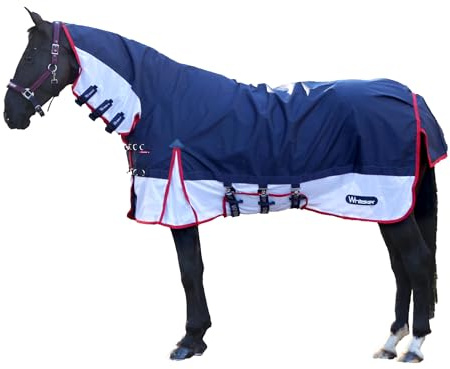 R462 John Whitaker Rastrick V2 Airflow Pferdedecke mit festem Hals, Größen 1,2 m bis 2,1 m, perfekt für unvorhersehbare Wetterbedingungen