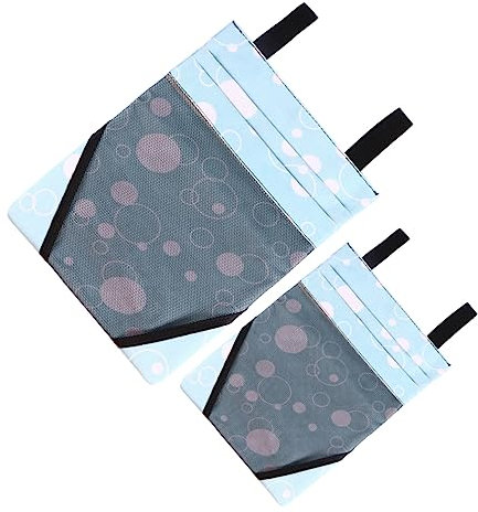 Toyvian Fahrrad Hängende Lagerung Tasche 2 Stück Rücksitz Organizer Strapazierfähigem Oxford für Auto und Fahrrad Praktische Aufbewahrungslösung