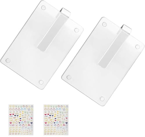 Ceeyoll 6er-Pack Auto-Fotorahmen, Fotohalter für die Auto-Sonnenblende, Auto-Innenausstattung, Personalisiertes, Autozubehör für die Auto-Sonnenblende, Kühlschrank, Metallschließfach