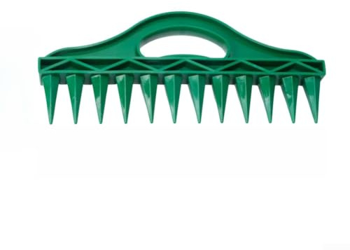 Perforatrice professionale da giardino per piantare con precisione, robusto scavatore in polipropilene con impugnatura comoda, strumento di spaziatura esagonale per semina organizzata
