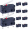 Taiss 10 pezzi Micro Interruttore Finecorsa Mini Interruttore Leva Lunga 1NO 1NC 3 Pin 250V 5A per macchina utensile KW11-3Z-02