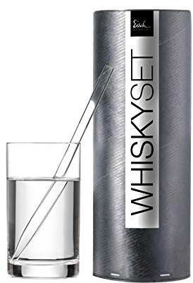 Eisch Gentleman Whisky Pipette im Geschenkkarton (Wasserglas-Pipette klar)