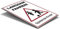 (Weiß, Schild Alu-Verbund 400x600x4 mm) Text: Langsam Fahren ! Spielende Kinder (mit Piktogramm) / Hinweisschild, Warnzeichen, Warnschild, Spielstraße / Spielplatz - Vorsicht spielende Kinder