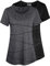 Sykooria Damen Sportshirt Kurzärmliges Sport T-Shirt mit Rundhalsausschnitt Leicht Atmungsaktiv Trainingsshirt Fitness Shirt Gym Yoga Tops 2er Pack, Schwarz + Dunkelgrau XXL