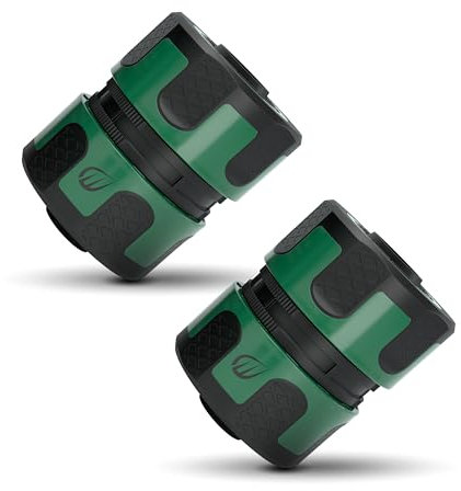 RASENWERK® - Reparatur Verbinder 3/4 Zoll - Wasserschlauch Verbindungsstück - Zubehör für Gartenschlauch - Schlauch Reparator - 2 Stück