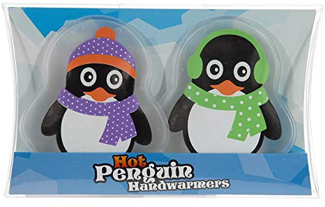Taschenwärmer Pinguin (2er Set) - Wichtelgeschenk, Handwärmer, Taschenheizkissen