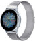 ZGCE Kompatibel mit Samsung Galaxy Watch Active/Active 2 40mm/44mm Armband, 20mm Edelstahl Mesh Metall Uhrenarmband für Gear Sport/S2 Classic/Garmin Vivo Active 3/Watch 3 41mm (20mm, Silber)