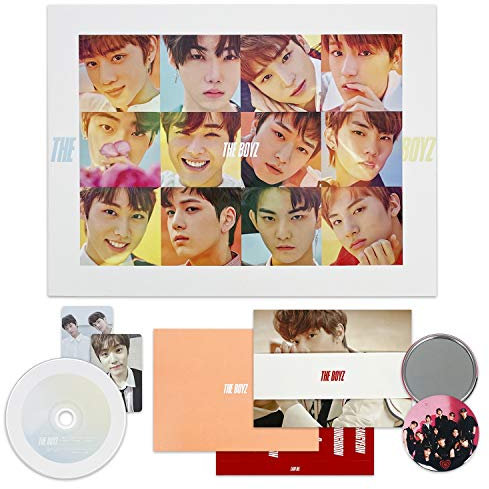 THE BOYZ Debut Album - THE FIRST [ FRESH ver. ] CD + Booklet + Post Card + Photo Cards + Name Sticker + F.G