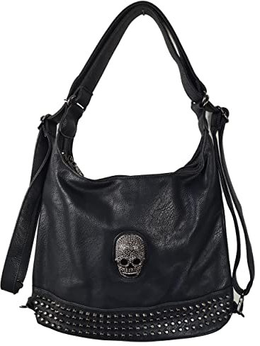 Einkaufszauber Rucksack Handtasche Skull Totenkopf 3D Blank