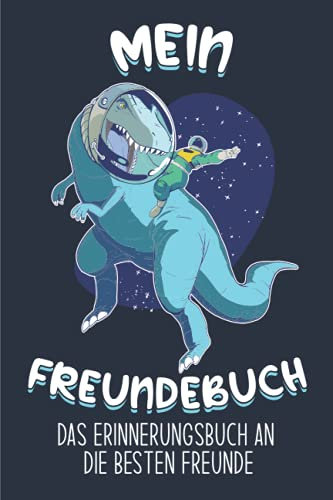 Mein Freundebuch: Schwarz Weiß Version - Astronauten - Dinosaurier - Raumfahrt - Freundebuch Weltraum Für Jungs & Mädchen. Super Geschenk für Kindergarten oder Einschulung.