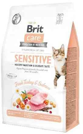 VAFO PRAHA s.r.o. Brit Care Cat Sensitive Nassfutter für Katzen, 400 g, gesunde Verdauung und delikater Geschmack GF, 1 Stück (1er Pack)