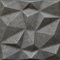 Eurodeco 3D Wandpaneele - 3D Wandverkleidung Paneele - Dekoren Deckenpaneele - Wanddeko Platten - Wandtattoos aus Polystyrol XPS Styropor - 50 x 50 cm, 3 mm Stärke, Diamant Betonoptik, 24 Stück (6m²)
