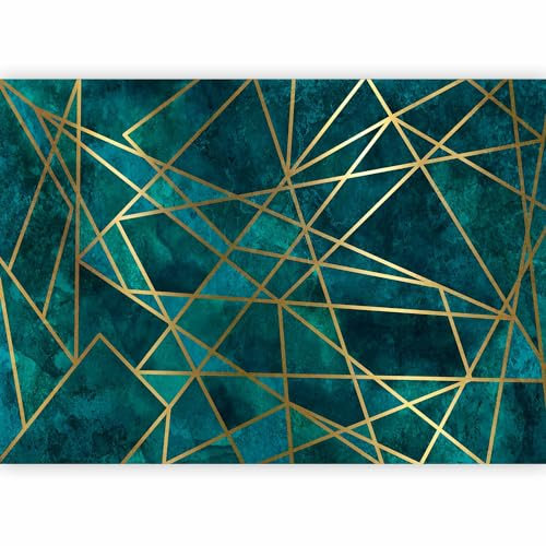 murando - Photo Wallpaper Abstract 294x210 cm / 115.7 x 82.7 - Peel and Stick Self-Adhesive Foil Print Wall Mural Decoration Picture Design Modern - Optical Illusion 3D Effect Lines a-A-0857-a-a