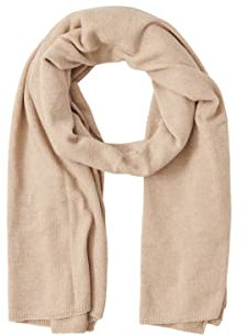 PIECES Damen Pcdebbie Wool Long Scarf Noos Bc, White Pepper, Einheitsgröße