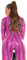 Koucla Sexy Wetlook Overall mit Zips, Farbe:Pink, Größe:M, 0000OV203311