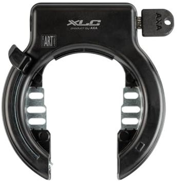 XLC Rahmenschloss Fantomas II LO-F02 - Leichter Diebstahlschutz für dein Fahrrad, Schwarz