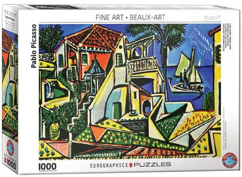 empireposter Picasso - Mediterrane Landschaft - 1000 Teile Puzzle - Format 68x48 cm