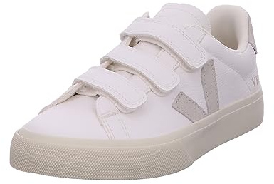 Veja Damen Recife Chromefree Leather White Black Trainer 38.5 EU
