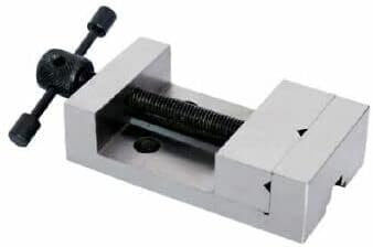 BLUEFOX TOOLS Stahl-Schleifschraubstock | 5,1 cm Schraubstock | 50 mm für Mini-Vertikal-Gleitfräsen | bewegliche Backen | langlebiger Stahl | reibungsloses Gleiten | Backenbreite: 50 mm | horizontale