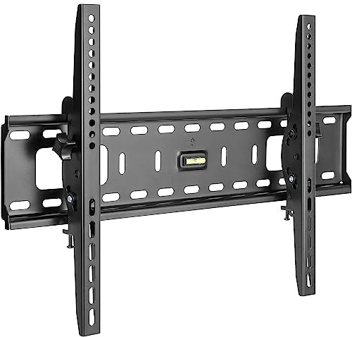 CondoMounts TVT8064 Tilt TV Wall Mount For Steel Stud | NO Stud | TV Mount Metal Studs | Holds 132lbs TV | Fits 37-in. to 80-in. TVs | Includes 200lbs Elephant Anchor Set with Titanium Drill Bit