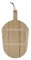 House Doctor [W0825] [W] Schneidebrett, HDCarve, Natur, l: 44 cm, w: 25 cm, h: 1.5 cm