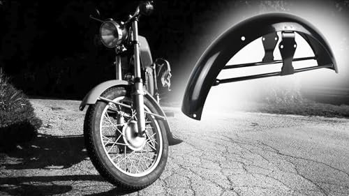 Kotflügel, Schutzblech vorn mit Strebe wie Original S50 Retro, grundiert für Simson S50, S51, S51 E, S70, S70 E, Enduro