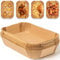 Air Fryer Liners 100 PCS | 6.3 Inch Rectangle Air Fryer Paper Liners | Air Fryer Disposable Paper Liner, Oil-Proof,Water-Proof, Food Grade Parchment Paper for Baking Roasting Microwave