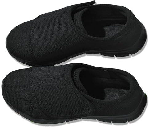 Aocase Chaussures orthopédiques légères Femmes sans Lacets Baskets de randonnée en Plein air Chaussures de randonnée Extra Larges pour la Marche l'hallux valgus,Noir,38/240mm