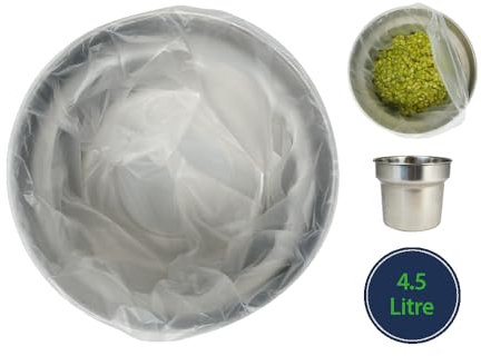 Deli Supplies 100 x Round 4.5 Litre Bain Marie Pot Liners Easyliners