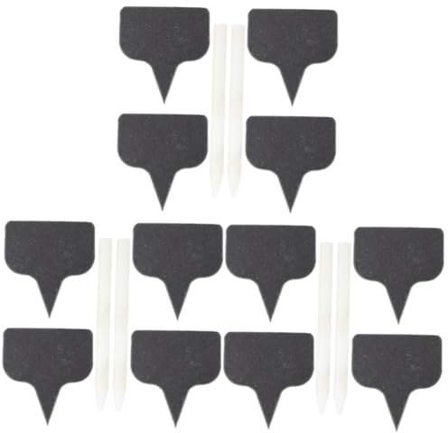 OUNONA 3 Sets Schieferkäse Marken Schieferkäse Etiketten Käseeinsätze Dekor Einzigartige Käseaufsätze Dekor Käseetikettenschilder Käsepicker Schiefer Dessertaufsatz