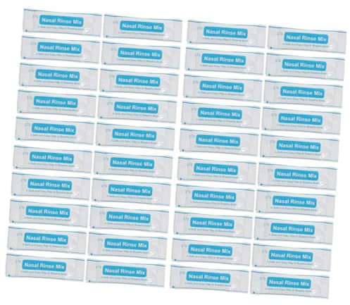 COLLBATH 80St nasale Salze nasenspray Nasenreinigungsbürste Nasenreinigungsbalsam irrigation Nasenreiniger Nasenschutzsalz Nasensalz waschen Nasenspülsalz Verpackung Weiß