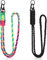 Viojrlly 2 Stück Regenschirm Seil Schlüsselanhänger, Long Neck Lanyard, Keychain Lanyard mit Karabiner für Schlüssel ID-Karte Handy Kamera aus Polyester, Klassisch, Mehrfarbig