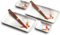 JAPAN Katze & Koi SUSHI TELLER SET | Sushi Geschirr Set | 6-teiliges Sushi-Set für 2 Personen | Sushi-Teller, Schalen und Essstäbchen in verschiedenen Asia-Tier Designs - Made in Japan (Kranich)