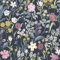 CiCiwind Peel and Stick Wallpaper 44×300cm Navy Floral Contact Paper Self Adhesive Wallpaper Blue Sticky Back Plastic Waterproof Vinyl Wrap Removable Wall Cabinets Decoritive Stick on Wallpaper