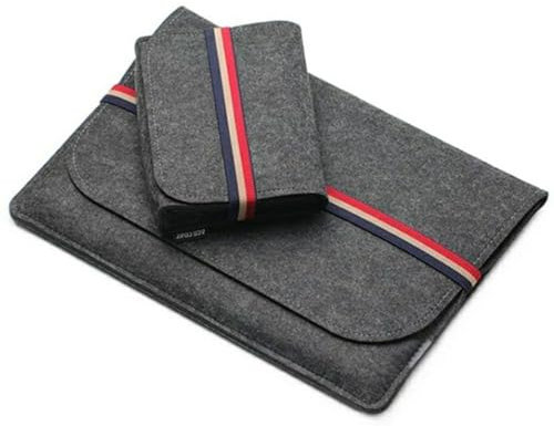 Custodia protettiva sottile in feltro per computer portatile+accessori, compatibile con Apple MacBook, Asus Dell, Microsoft Notebook da 13, 13,2, 13,3, 13,3, 13,6, 13,6, Asus Dell, Microsoft