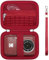 Supmay Digital Camera Case Compatible with Kodak PIXPRO FZ45 FZ55 FZ53 FZ43 Digital Camera, Vlogging Camera Storage Holder Travel Bag with Mesh Pocket for Battery, USB Cable, SD Card, Red