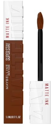 Maybelline New York Lippenstift, Super Stay Matte Ink, Flüssig, matt und langanhaltend, Nr. 520 Champion, 5ml