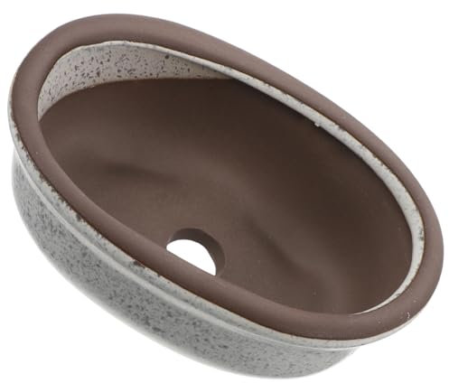 KONTONTY Mini Keramik Sukkulententopf Mit Abflussloch Für Innen Außengebrauch Kompakter Blumentopf Für Kaktus Und Bonsai Für Fensterbank Und Tischdekoration