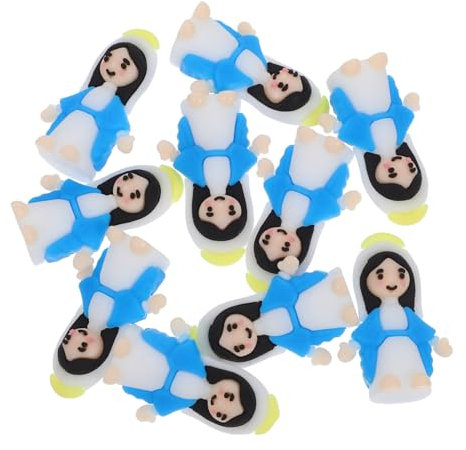 Ciieeo 10stücke Statuen Kleine Jungfrau Figuren Religiöse Dekoration Für Sonntagsschule Und Taufgeschenke Mini Statue Für Versammlungen