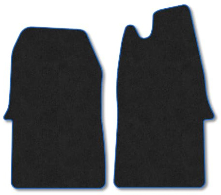 Maxus eDeliver 7 (2023+) Carpet Car Mats | Blue Edge Trim Tailored Fit Floor Mats Full Coverage Protection Accessories Easy Clean Anti Slip Made in the UK