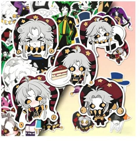FreaksCircus Aufkleber, 73 Pcs Niedlich Figur Vinyl Wasserdichte Stickers Für Party, Wasserflasche Scrapbook Laptop Skateboard Computer Für Teens Studenten