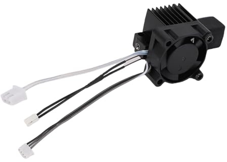 Cryfokt Hot End mit Lüfter, Intelligenter Kühlventilator, Automatischer Abschaltschutz, Keramikheizung, Thermistor, 3D-Drucker. Hot End, Hotend-Ersatz mit Integrierter Düse für X1 3D-Drucker (0,8 mm)